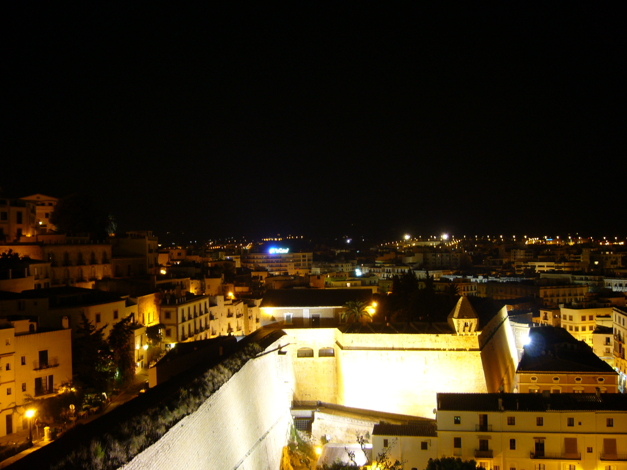 Dalt Vila UNESCO fortified old town above Ibiza harbour